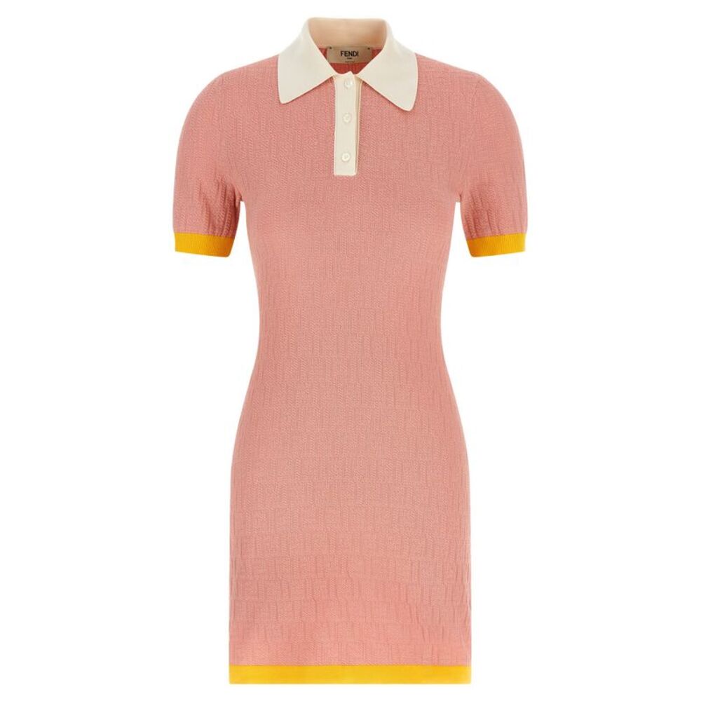 Fendi Multicolor Cotton Short Women's Dress